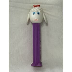 Vintage Pez Dispenser Purple Lamb Sheep Made In Slovenia RARE